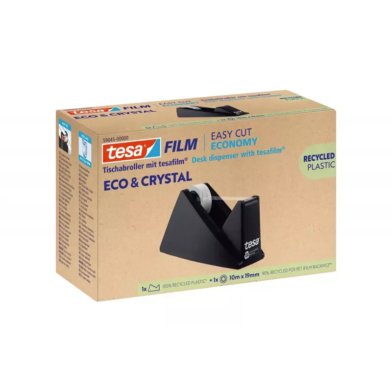 Lente Tesa Eco & Crystal Polystyrene (PS) Melns