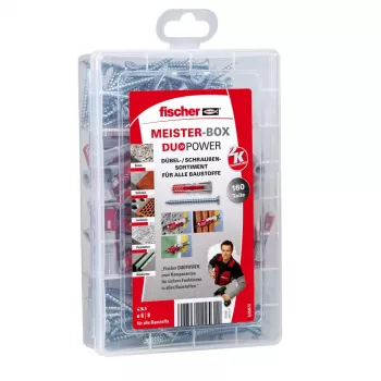 Izplešanās enkurs Fischer MEISTER-BOX DUOPOWER + skrūves