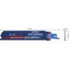 Bosch 2 608 900 367 finierzāģa/scrollzāģa/reversīvā zāģa asmens Zobenzāģa asmens Karbīds 10 gab.