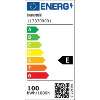 Rokas lukturītis Brennenstuhl 1173700001 SMD LED melns IP54