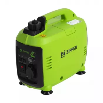 Dzinēja ģenerators Zipper ZI-STE1000INV 800 W 1,55 L Benzīns Melns Zaļš