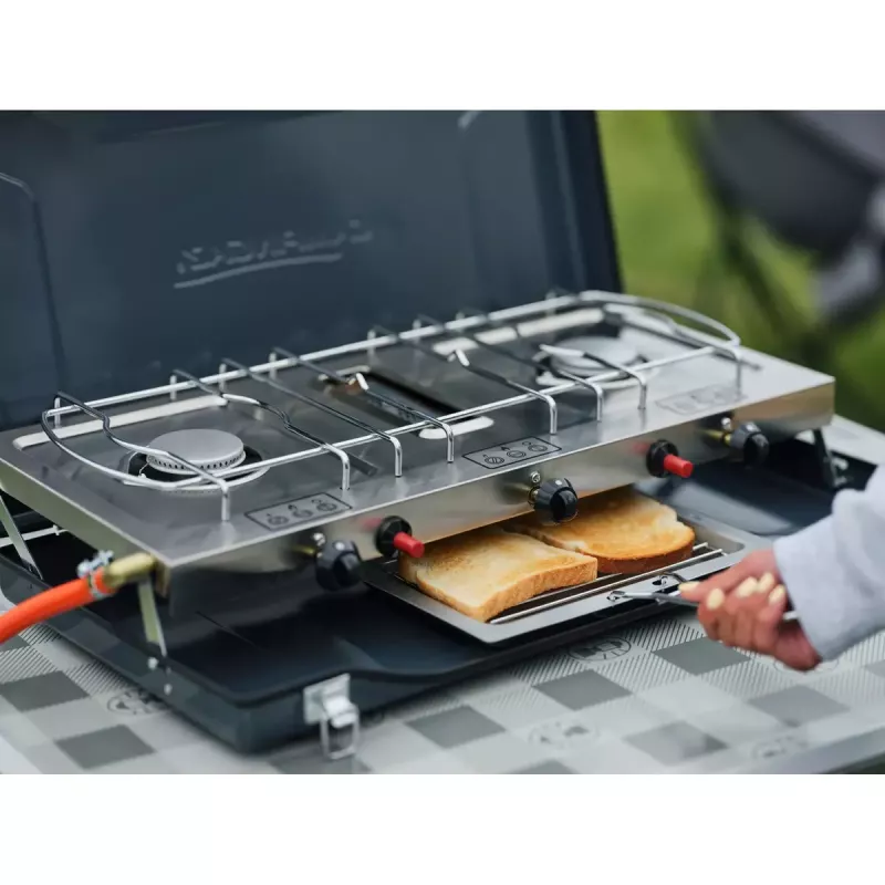 Camping Kitchen 2 Grill & Go CV Campingaz taisnstūra metāla 490x350x100 mm