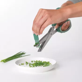 Virtuves šķēres Brabantia Tasty+ 225 mm zaļas garšaugiem