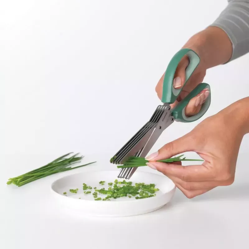 Virtuves šķēres Brabantia Tasty+ 225 mm zaļas garšaugiem