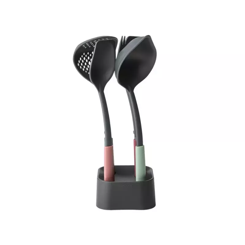 Brabantia Tasty+ 5 gab. Melns Zaļš Sarkans Karstumizturīgs līdz 220°C