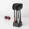 Brabantia Tasty+ 5 gab. Melns Zaļš Sarkans Karstumizturīgs līdz 220°C