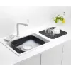 Trauku mazgājamā kubls Brabantia 302664 taisnstūrveida pelēks 374x344x161 mm