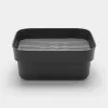 Trauku mazgājamā kubls Brabantia 302664 taisnstūrveida pelēks 374x344x161 mm