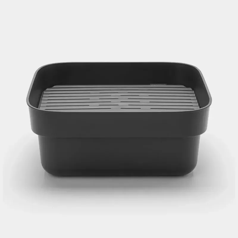 Trauku mazgājamā kubls Brabantia 302664 taisnstūrveida pelēks 374x344x161 mm