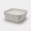 Trauku mazgāšanas tvertne Brabantia 302688 pelēka taisnstūrveida 374x344x161 mm