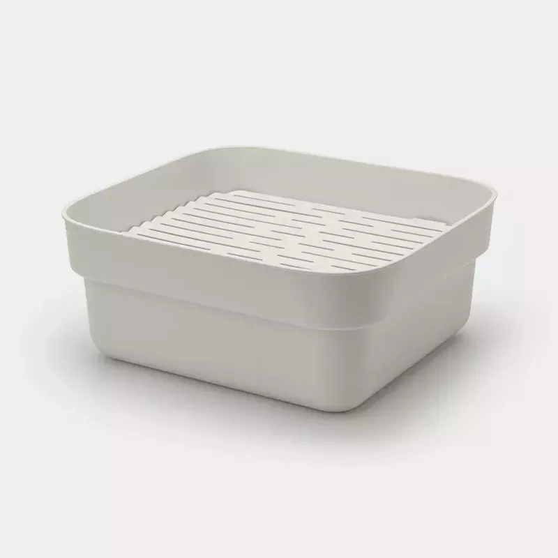 Trauku mazgāšanas tvertne Brabantia 302688 pelēka taisnstūrveida 374x344x161 mm