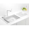 Trauku mazgāšanas tvertne Brabantia 302688 pelēka taisnstūrveida 374x344x161 mm