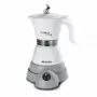 Ariete 1358 Moka Aroma - 2/4 tasīšu elektriskā moka kafijas kanniņa - Bezvadu pamatne - Automātiska izslēgšanās - Temperatūras uzturēšana 30 minūtes - 400 W - Balta