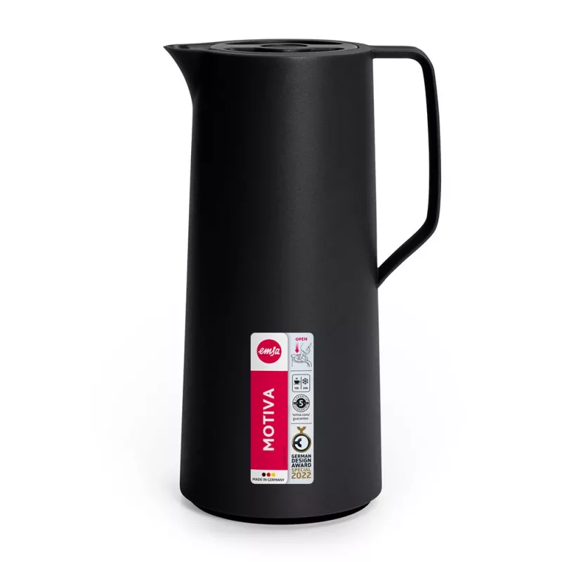EMSA Motiva vienas tējkannas 1000 ml melna