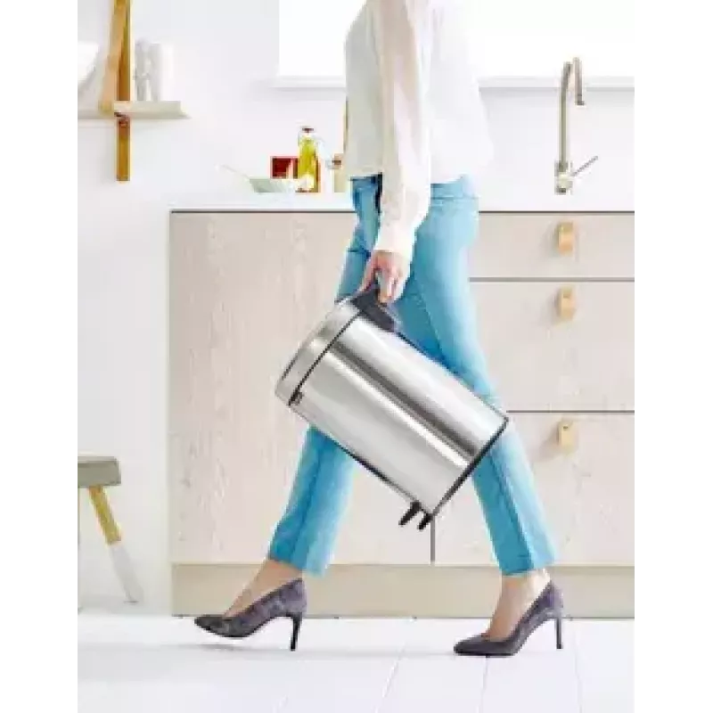 Atkritumu tvertne Brabantia 112041 12 L apaļa nerūsējošais tērauds
