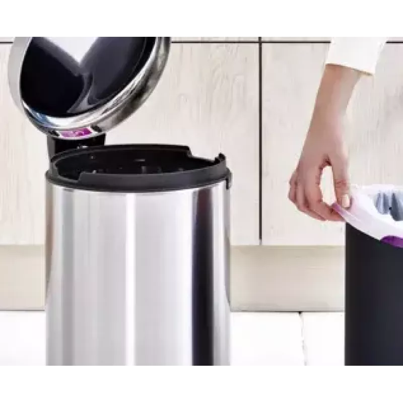 Atkritumu tvertne Brabantia 112041 12 L apaļa nerūsējošais tērauds