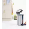 Atkritumu tvertne Brabantia 112041 12 L apaļa nerūsējošais tērauds