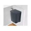 Brabantia 10L melnā atkritumu tvertne 260mm platums 210mm dziļums 330mm augstums