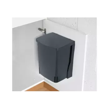 Brabantia 10L melnā atkritumu tvertne 260mm platums 210mm dziļums 330mm augstums