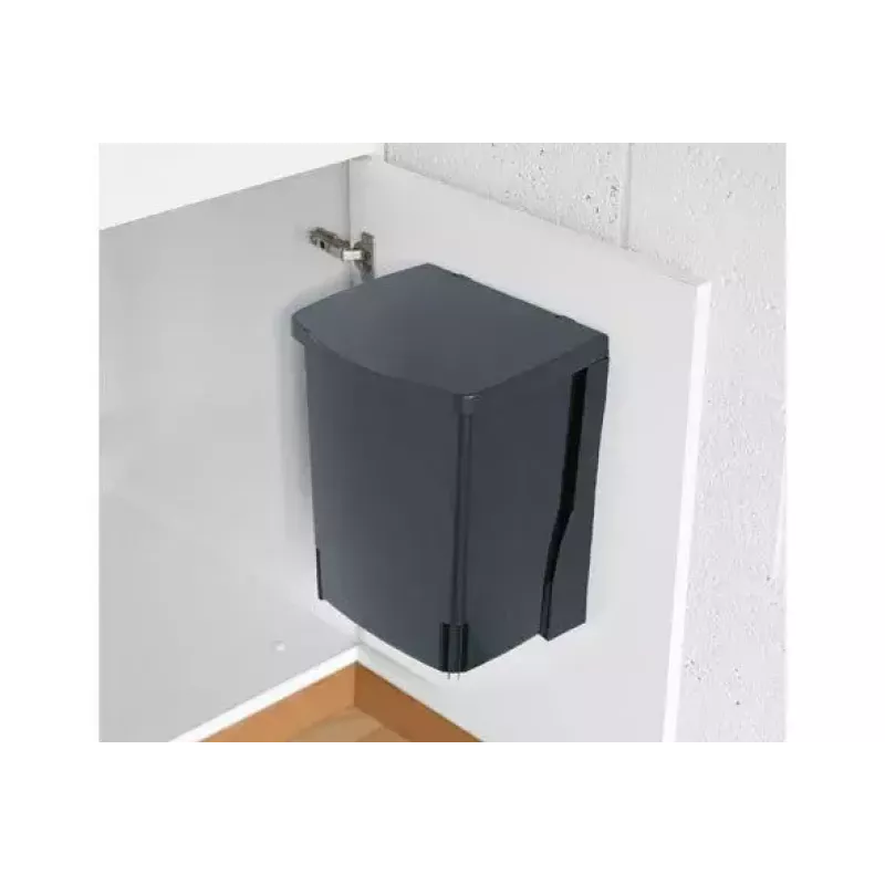Brabantia 10L melnā atkritumu tvertne 260mm platums 210mm dziļums 330mm augstums