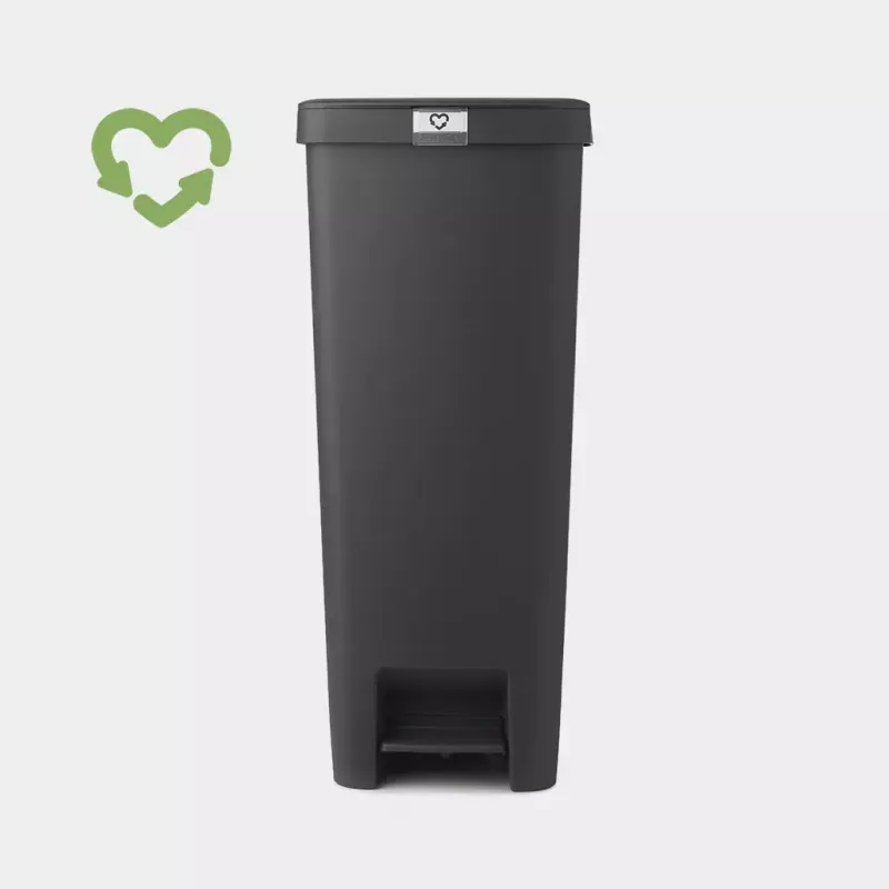 Brabantia atkritumu tvertne 40L stūra pelēka 800023