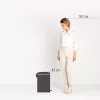 Brabantia NewIcon 20 L apaļa bēša atkritumu tvertne
