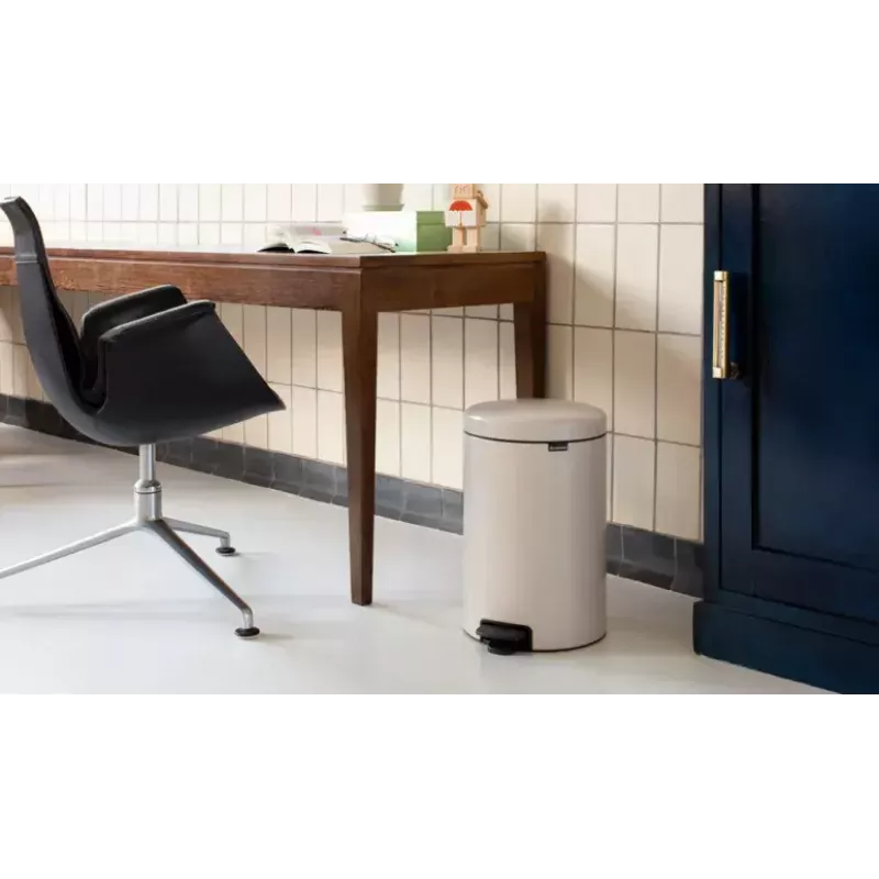 Brabantia NewIcon 20 L apaļa bēša atkritumu tvertne