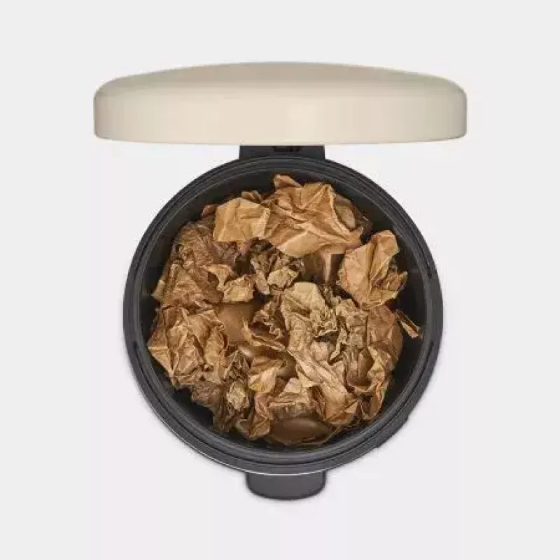 Brabantia NewIcon 20 L apaļa bēša atkritumu tvertne