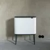 Atkritumu tvertne Brabantia 313547 34L Taisnstūrveida Plastmasas Balta