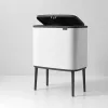 Atkritumu tvertne Brabantia 313547 34L Taisnstūrveida Plastmasas Balta