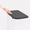 Atkritumu tvertne Brabantia 313547 34L Taisnstūrveida Plastmasas Balta