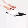 Atkritumu tvertne Brabantia 313547 34L Taisnstūrveida Plastmasas Balta