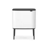 Atkritumu tvertne Brabantia 313547 34L Taisnstūrveida Plastmasas Balta