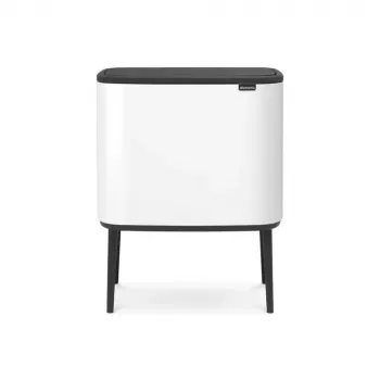Atkritumu tvertne Brabantia 313547 34L Taisnstūrveida Plastmasas Balta
