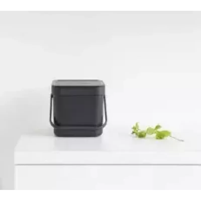 Miskaste Brabantia 109720 6L Taisnstūrveida Pelēka