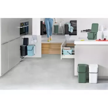 Atkritumu tvertne Brabantia 129827 16L taisnstūrveida plastmasas zaļa