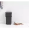 Atkritumu tvertne Brabantia 109966 16L Taisnstūrveida Pelēka
