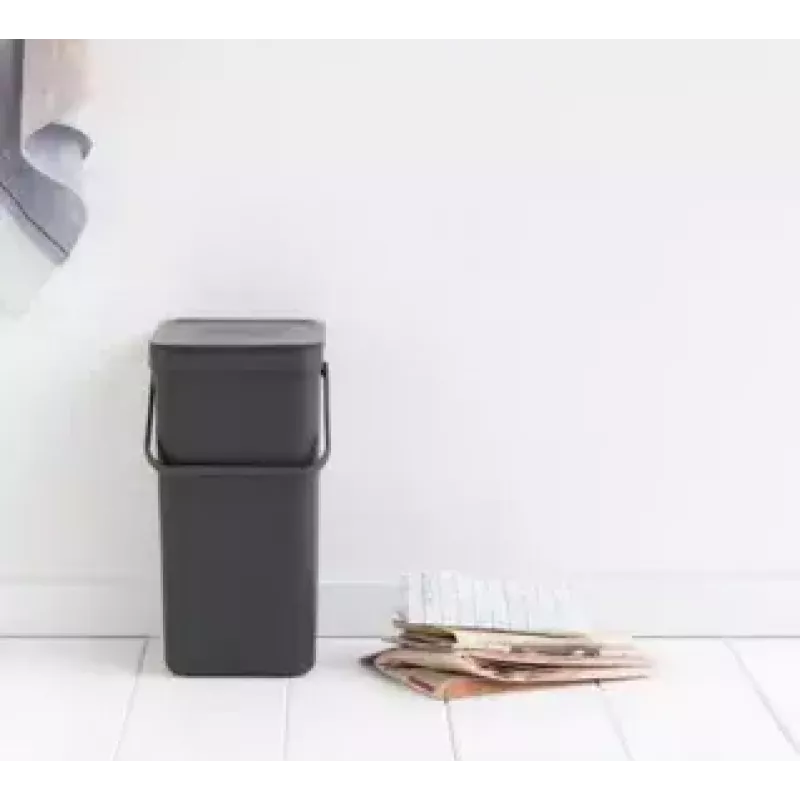 Atkritumu tvertne Brabantia 109966 16L Taisnstūrveida Pelēka