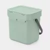 Atkritumu tvertne Brabantia Sort & Go 3 L Zaļa Platums 188 mm Dziļums 139 mm Augstums 181 mm