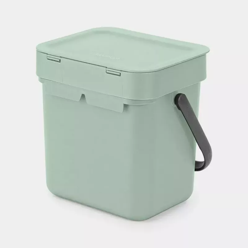 Atkritumu tvertne Brabantia Sort & Go 3 L Zaļa Platums 188 mm Dziļums 139 mm Augstums 181 mm