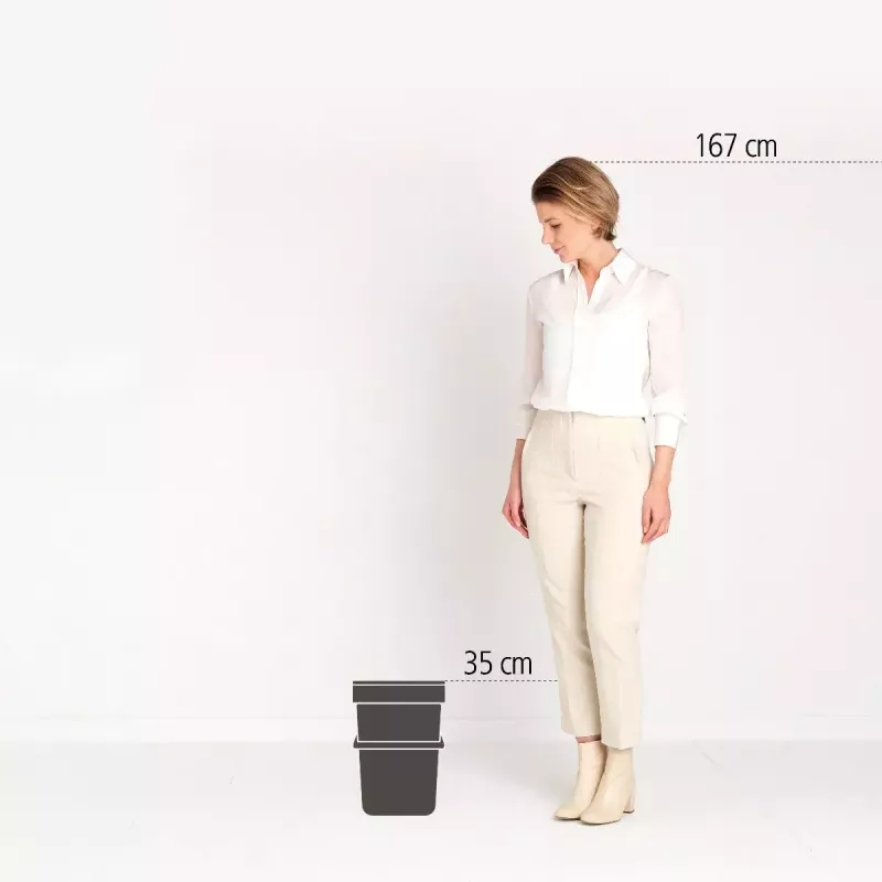 Atkritumu tvertne BRABANTIA Sort & Go 12 L 1 grozs Zaļa 200×249×351 mm