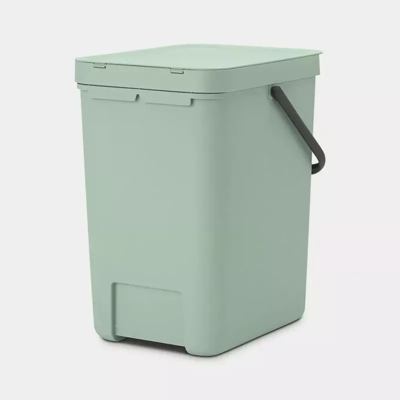 Brabantia Sort & Go 25 L zaļa atkritumu tvertne 265x340x400 mm