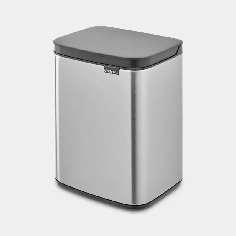 Atkritumu tvertne Brabantia Bo 4 L taisnstūrveida tērauda melna 22 28 49