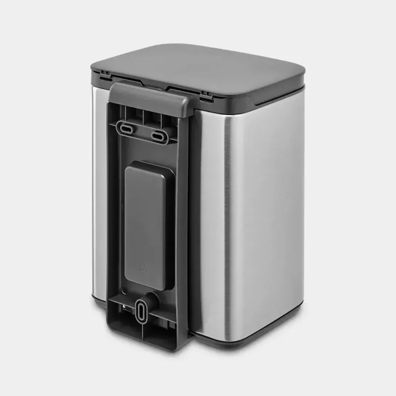Atkritumu tvertne Brabantia Bo 4 L taisnstūrveida tērauda melna 22 28 49