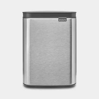 Atkritumu tvertne Brabantia Bo 4 L taisnstūrveida tērauda melna 22 28 49