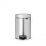Pedāļa tvertne Brabantia newIcon Round Brushed steel