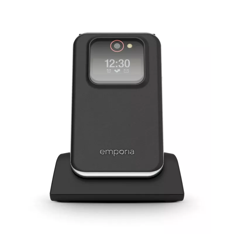 Emporia JOY 7.11 cm (2.8 collas) 113 g Melns Ieejas līmeņa tālrunis