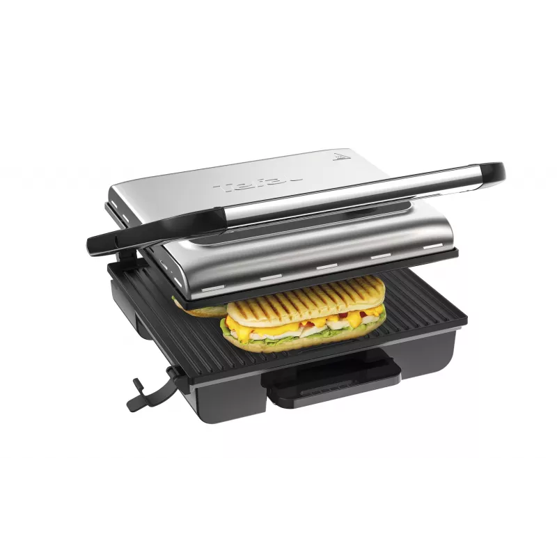Kontaktgrils Tefal Inicio GC242D 2000W melns nerūsējošais tērauds