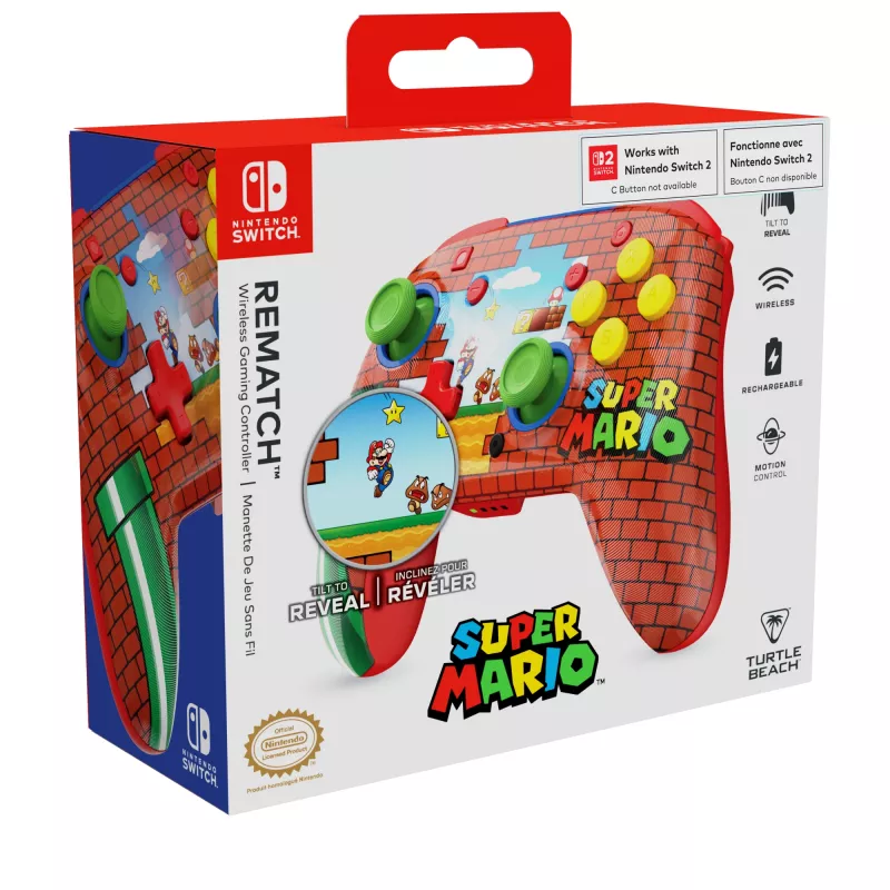 Spēļu kontrolieris Turtle Beach Rematch Advanced Wired 2025 Daudzkrāsains Nintendo Switch