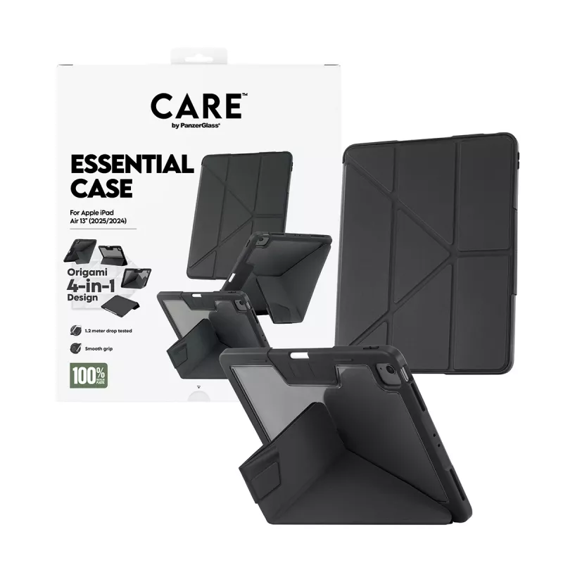 Aizsargapvalks PanzerGlass CR31677 melns iPad Air — TPU konstrukcija